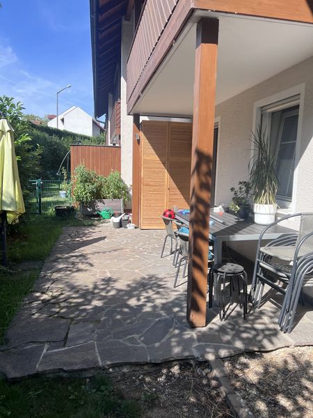 Gepflegte 3-Zimmer-EG-Wohnung mit Terrasse/Garten
